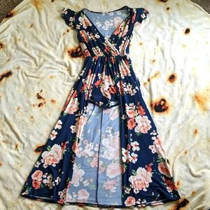 Caution To The Wind, Long Romper Dress